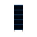 Manhattan Comfort Rockefeller Shoe Storage Rack, Tatiana Midnight Blue 135GMC4